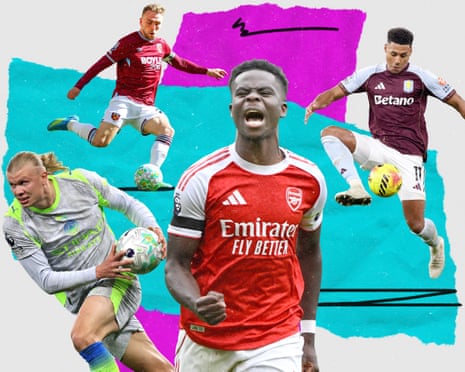Erling Haaland, Jarrod Bowen, Bukayo Saka, Ollie Watkins.