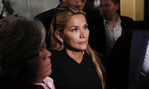 Jeanine Añez in La Paz