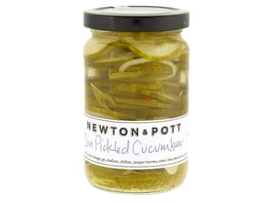 Newton and Pott gin-pickled cucumber