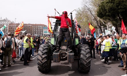 Farmers’ protest in Madrid, 17 March.