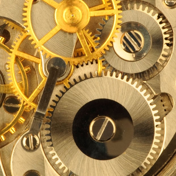 Cogs within a watch