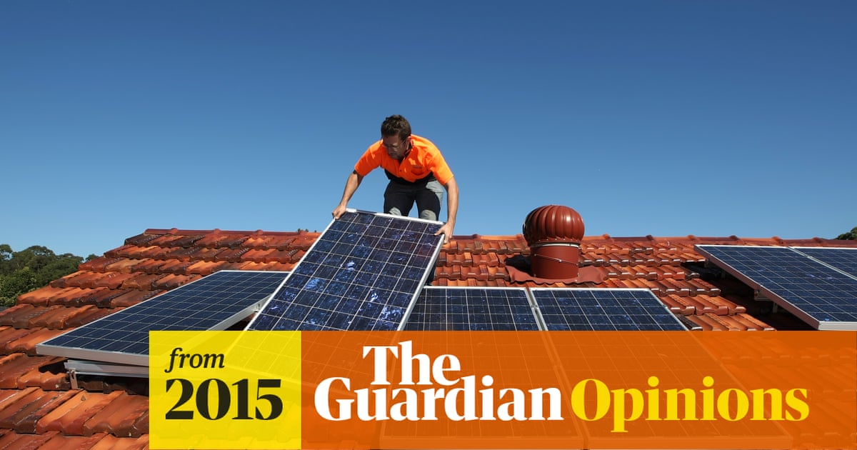 I Support Solar Energy Because Of My Tea Party Beliefs Not Despite Them Solar Power The Guardian