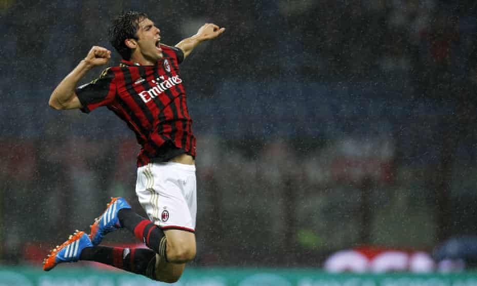 Kakà, pictured playing for Milan in 2013, has announced his retirement from professional football.