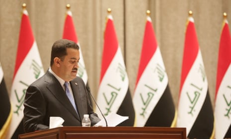 Iraq's prime minister, Mohammed Shia al-Sudani