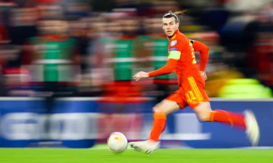 ‘That was the shift to superhero’: Gareth Bale as he reaches 100 Wales caps | Gareth Bale 6 Gareth Bale in action during the home win over Hungary in Euro 2020 qualifying.