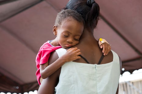 A mother and child at the Princess Marie Louise Children’s Hospital in Accra, which hosts the largest facility in Ghana assisting malnourished children and their mothers