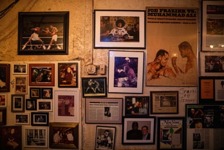 framed images on a wall