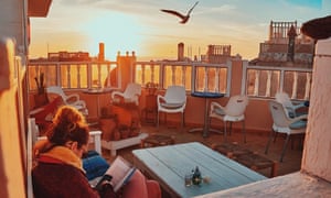 Roof Terrace, Kameleon Cafe, Essaouira