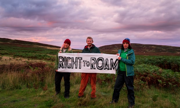 Organisers of the Right to Roam dark skies trespass.