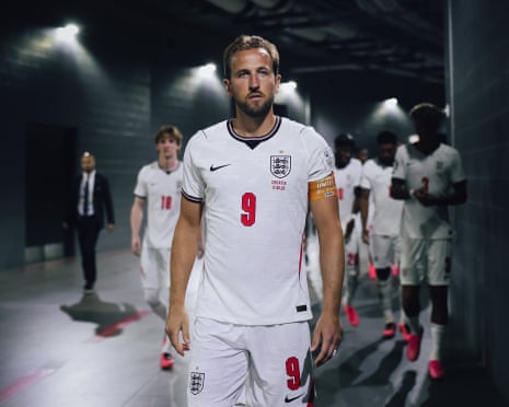 Harry Kane in the tunnel at half-time during England’s group game against Croatia