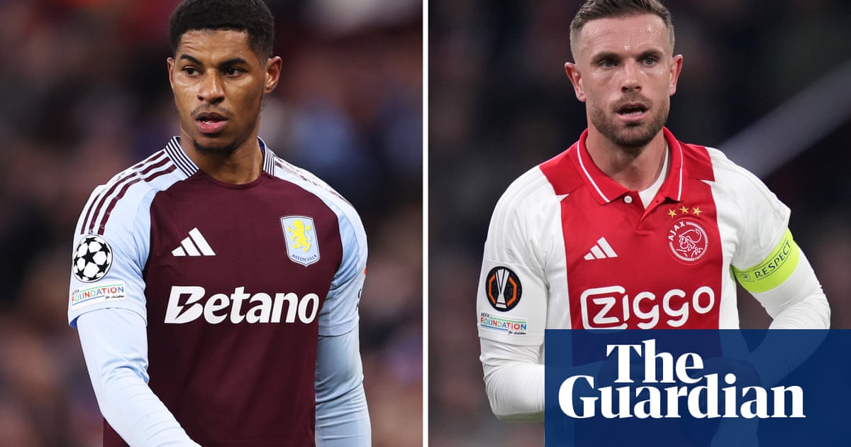 Marcus Rashford and Jordan Henderson in Thomas Tuchel's first England squad