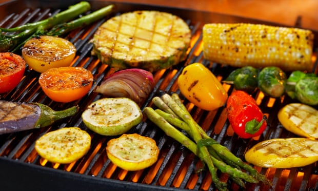 A huge range of vegetables can be cooked on the barbecue