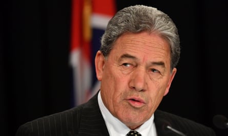Winston Peters of the New Zealand First party