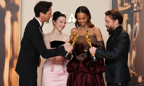 Anora dominates the Oscars as Mikey Madison named best actress and Adrien  Brody wins for The Brutalist | Oscars | The Guardian