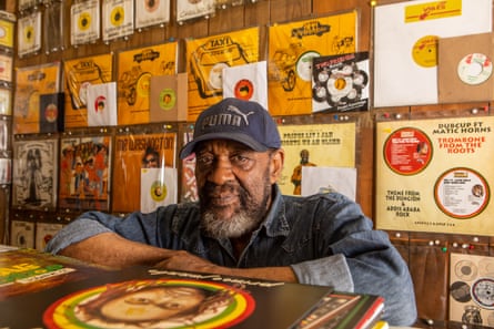 Wally Bryan, 81, the owner of Supertone Records which has been in Brixton for more than 30 years.