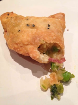 Vivek Singh’s samosas.