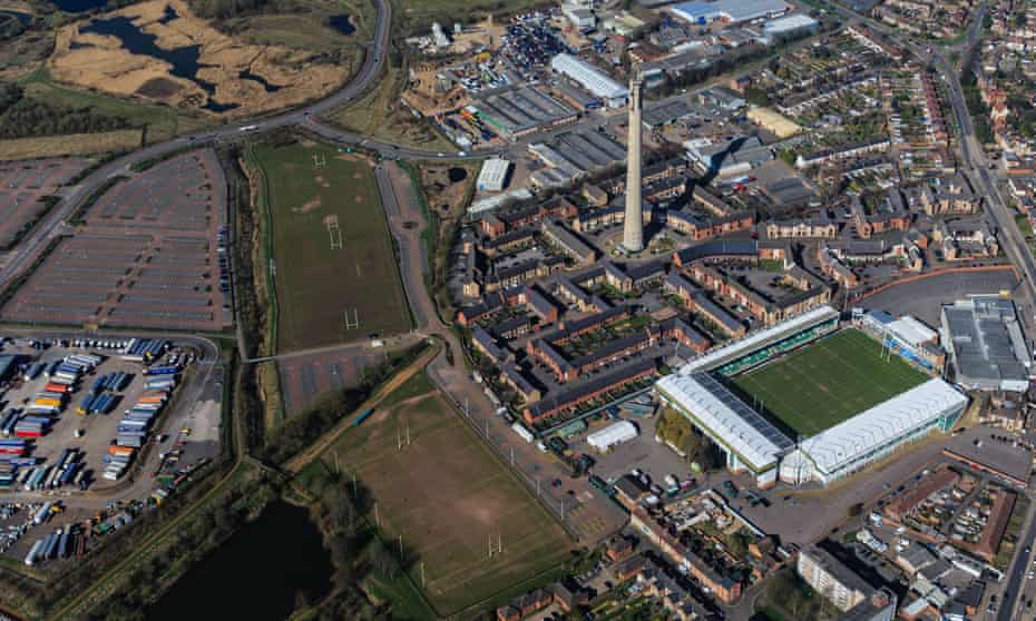 Northampton aerial view