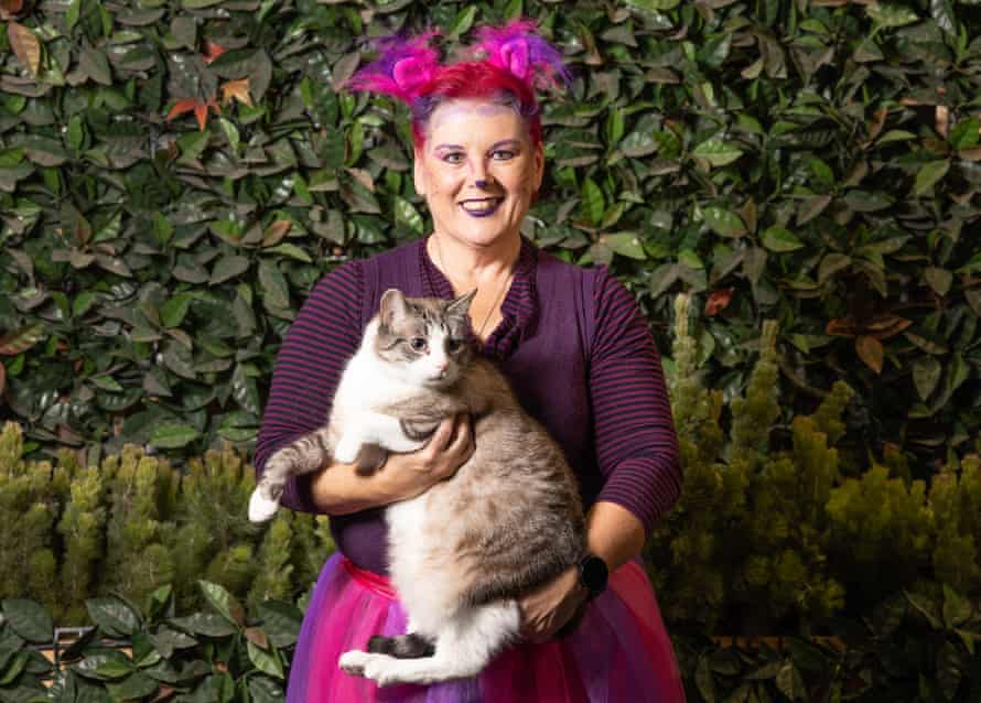 The Melbourne cat lovers show has been held for the first time since the pandemic hit Australia. Terri-Ann with her Ragdoll cross Kova.