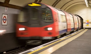 A Northern Line tube train