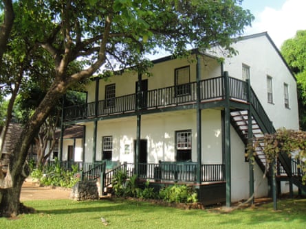 The Baldwin home museum, built in 1834, before it was destroyed by the wildfires.