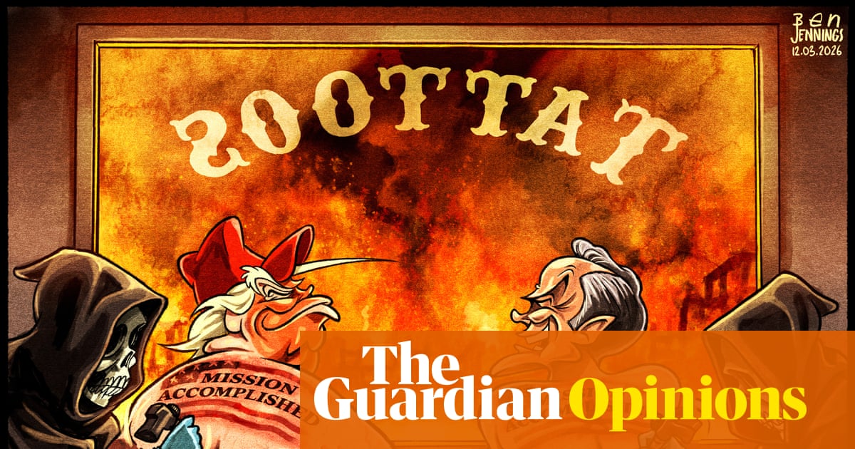 Ben Jennings on Trump and Hegseth: mission accomplished? – cartoon