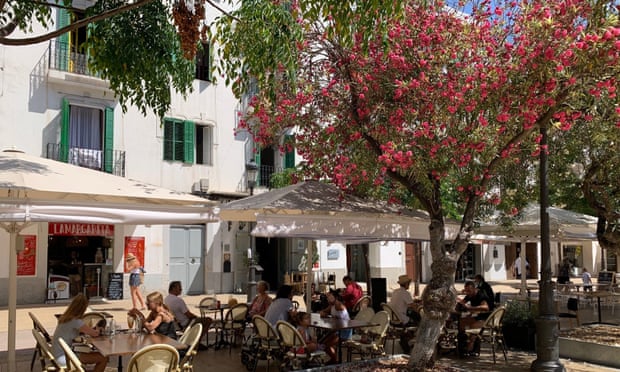 Ibiza Town on 11 July. British tourists returned to Spain and the Balearic Islands when travel restrictions were relaxed earlier this month.