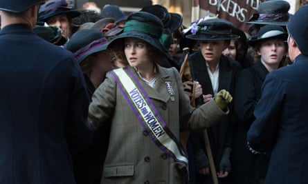 Helena Bonham Carter portrays Edith Ellyn in Suffragette.