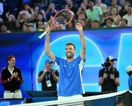 Amateur stuns pros to win One Point Slam and A$1m in boost for Australian Open | Tennis | The Guardian Amateur stuns pros to win One Point Slam and A$1m in boost for Australian Open | Tennis | The Guardian