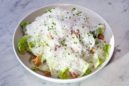‘On a par with the superb version served by Hawksmoor’: Caesar salad.