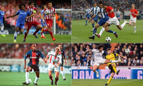 Atlético v Chelsea in 2014; Monaco v Porto in 2004; PSG v Bayern in 2000; and Borussia v Real Madrid in 2016.