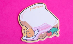 Sanrio Gudetama bread & bacon sticky notes