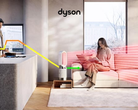 a photo of the Dyson Purifier Hot+Cool HP1