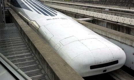 a Japanese Maglev train in 2004.