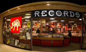 Front of Jumbo record shop in Leeds