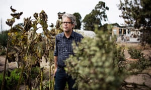 Jonathan Franzen in Santa Cruz, California, where he birdwatches.
