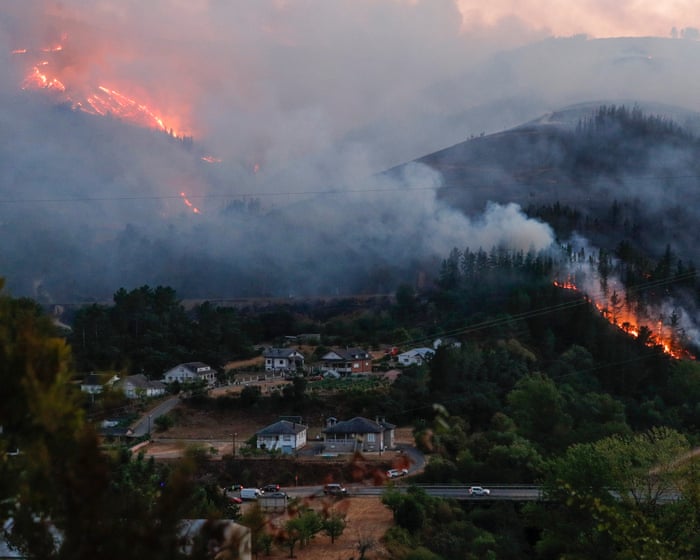Spain and Portugal wildfire weather made 40 times more likely by climate crisis, study finds