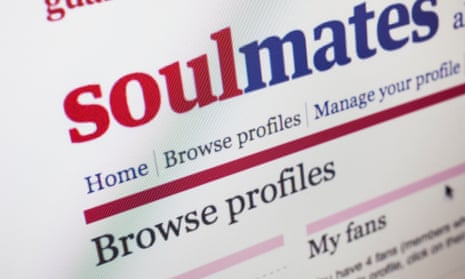The homepage of Guardian Soulmates, which closed in May 2020 after more than 15 years of online dating.