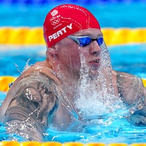 Adam Peaty at the Tokyo Olympics