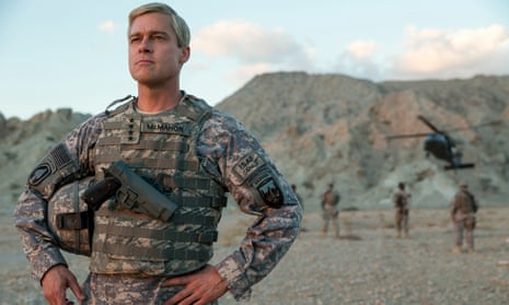 Brad Pitt in War Machine.