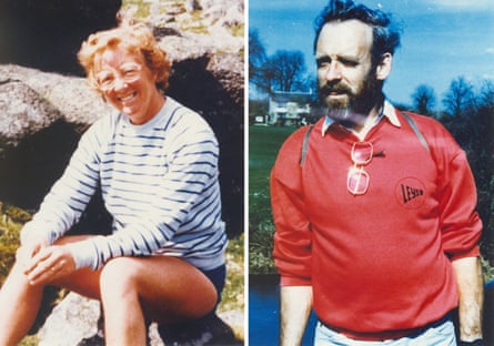 Gwenda (left) and Peter Dixon, who were murdered on the Pembrokeshire coastal path in 1989.