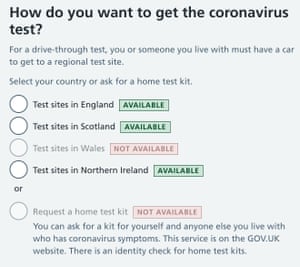 Uk Coronavirus Home Test Kits Run Out As Eligibility List Is