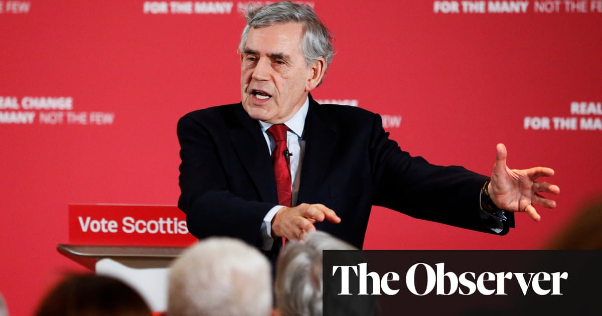 No-deal Brexit spells calamity for union, warns Gordon Brown