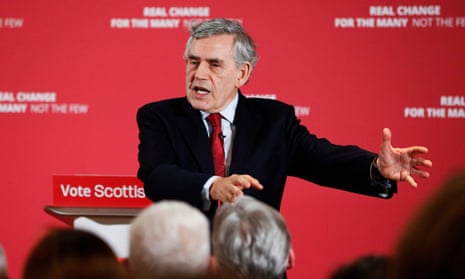 Gordon Brown says he fears for the future of the union.