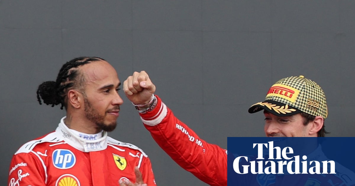 Lewis Hamilton driving for Ferrari at Silverstone