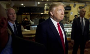 Donald Trump campaigns in upstate New York.