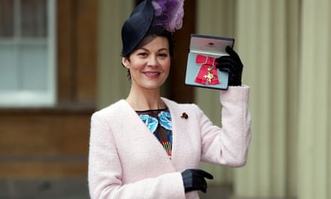 McCrory with her OBE medal.