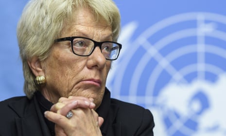 Carla del Ponte says quit as a member of the UN commission of inquiry on Syria because her role had come to be an alibi for inaction.