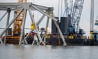 Engineers begin removing Baltimore Key Bridge’s mangled wreckage