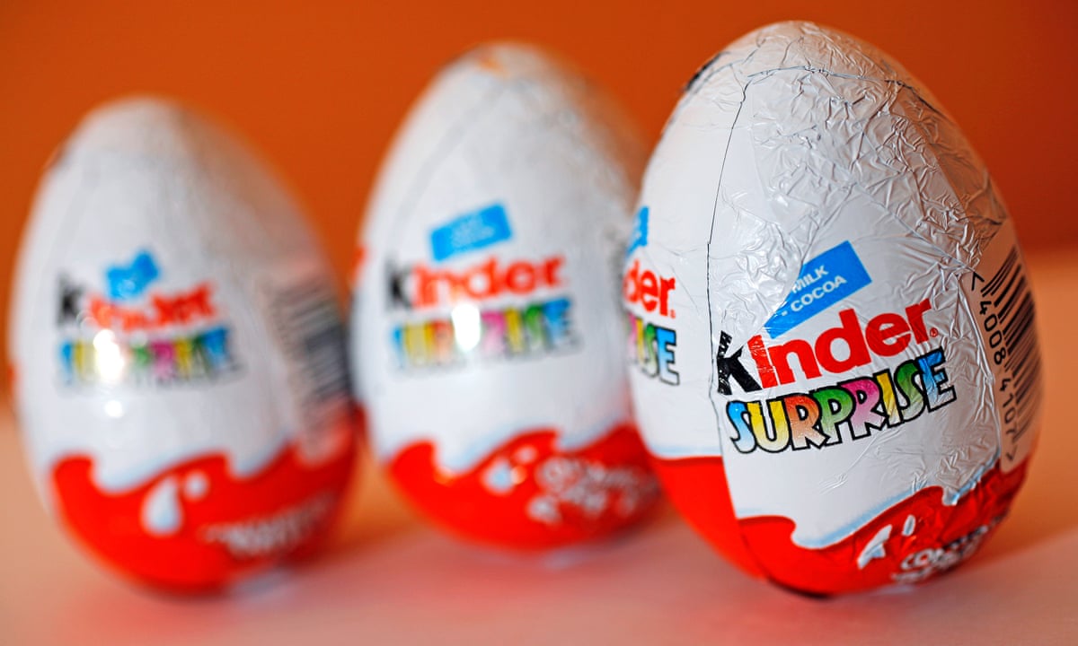 Kinder Surprise eggs recalled in UK over salmonella link   Food ...