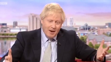 Boris Johnson struggles to say what makes him relatable to voters in BBC interview – video
